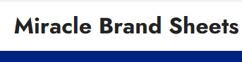 Miracle Sheets